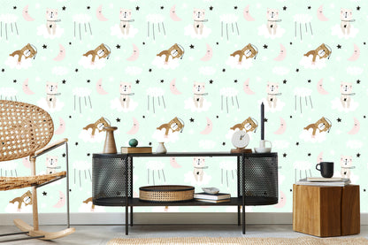 Wallpaper For Children - Sleeping Bears