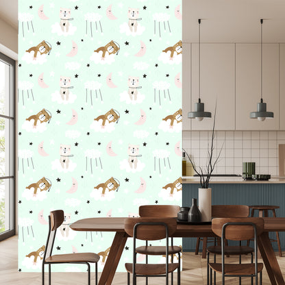 Wallpaper For Children - Sleeping Bears