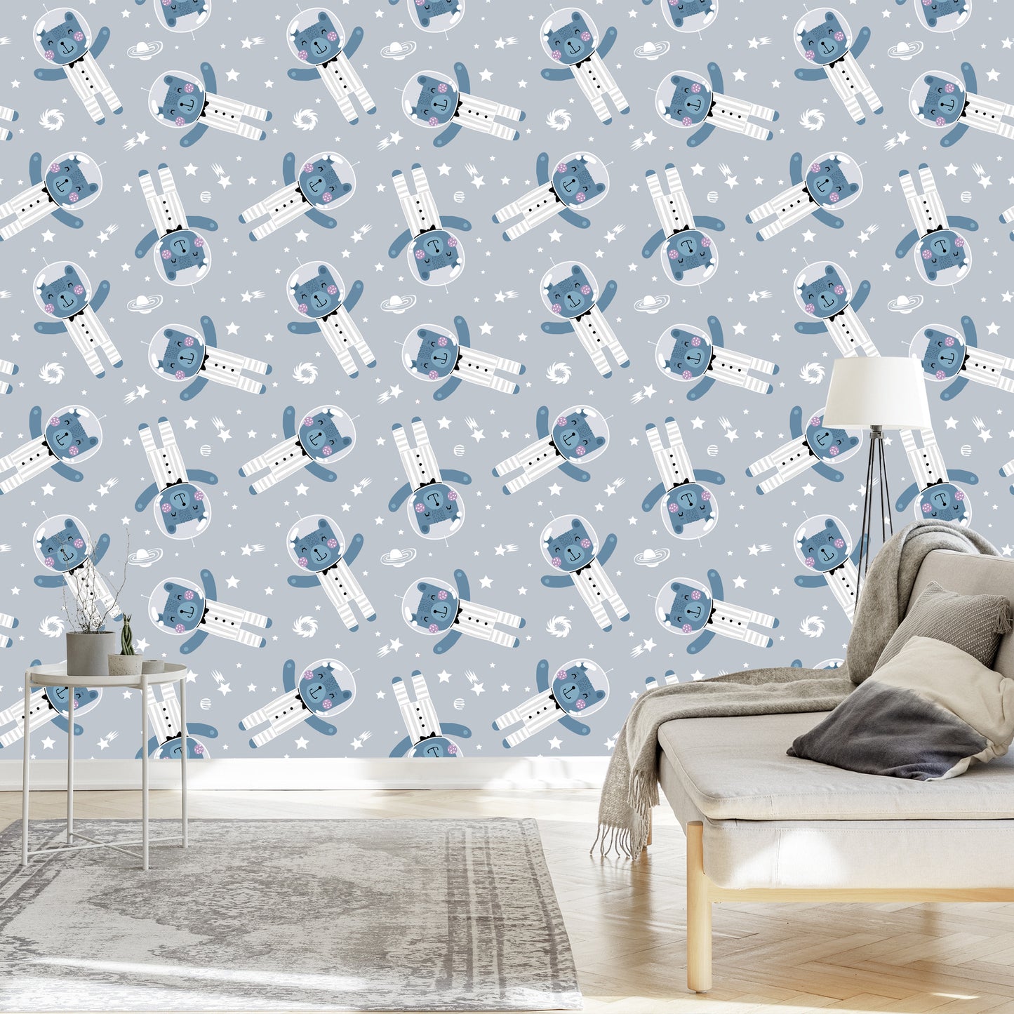 Wallpaper Cosmos Stars Teddy Bears