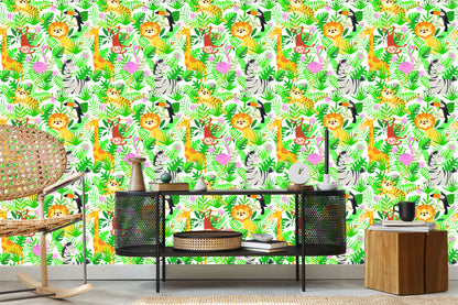 Wallpaper For Children - Wild Animals