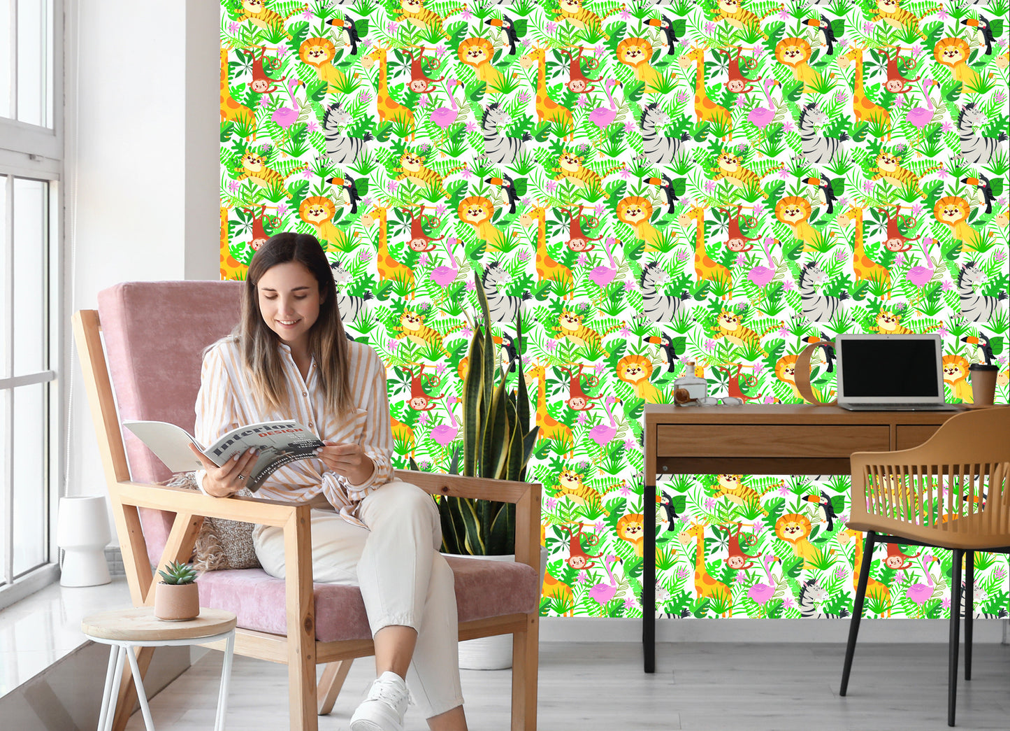 Wallpaper For Children - Wild Animals