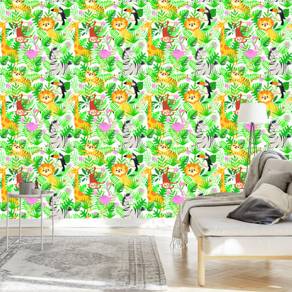 Wallpaper For Children - Wild Animals