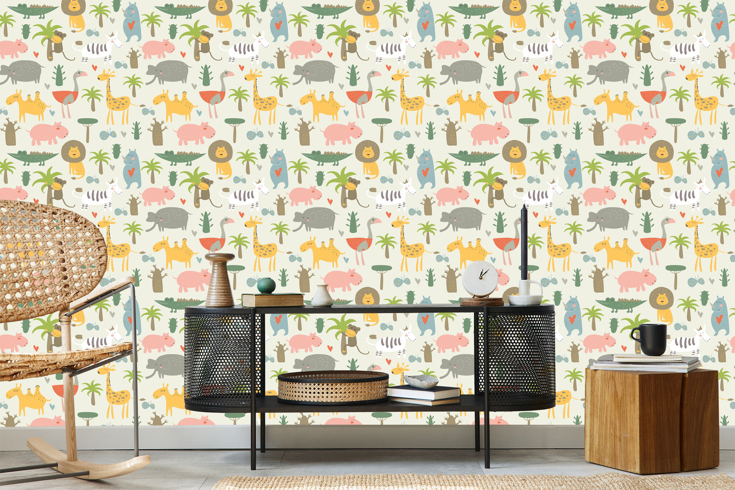 Wallpaper For Children - Wild Animals
