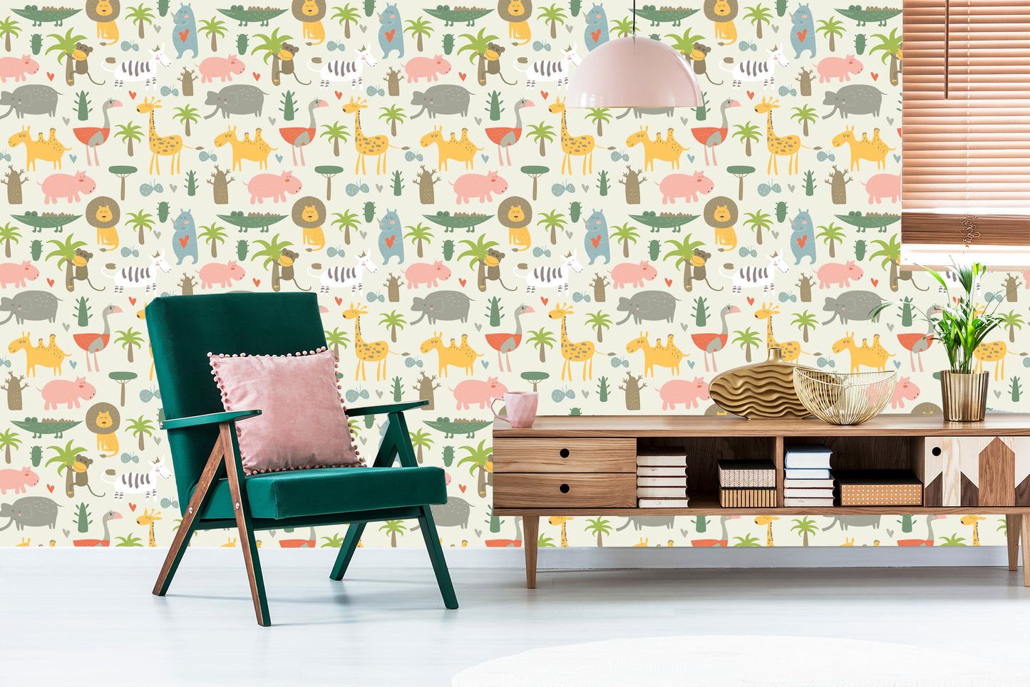 Wallpaper For Children - Wild Animals