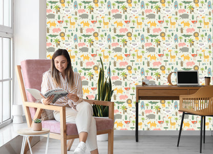 Wallpaper For Children - Wild Animals