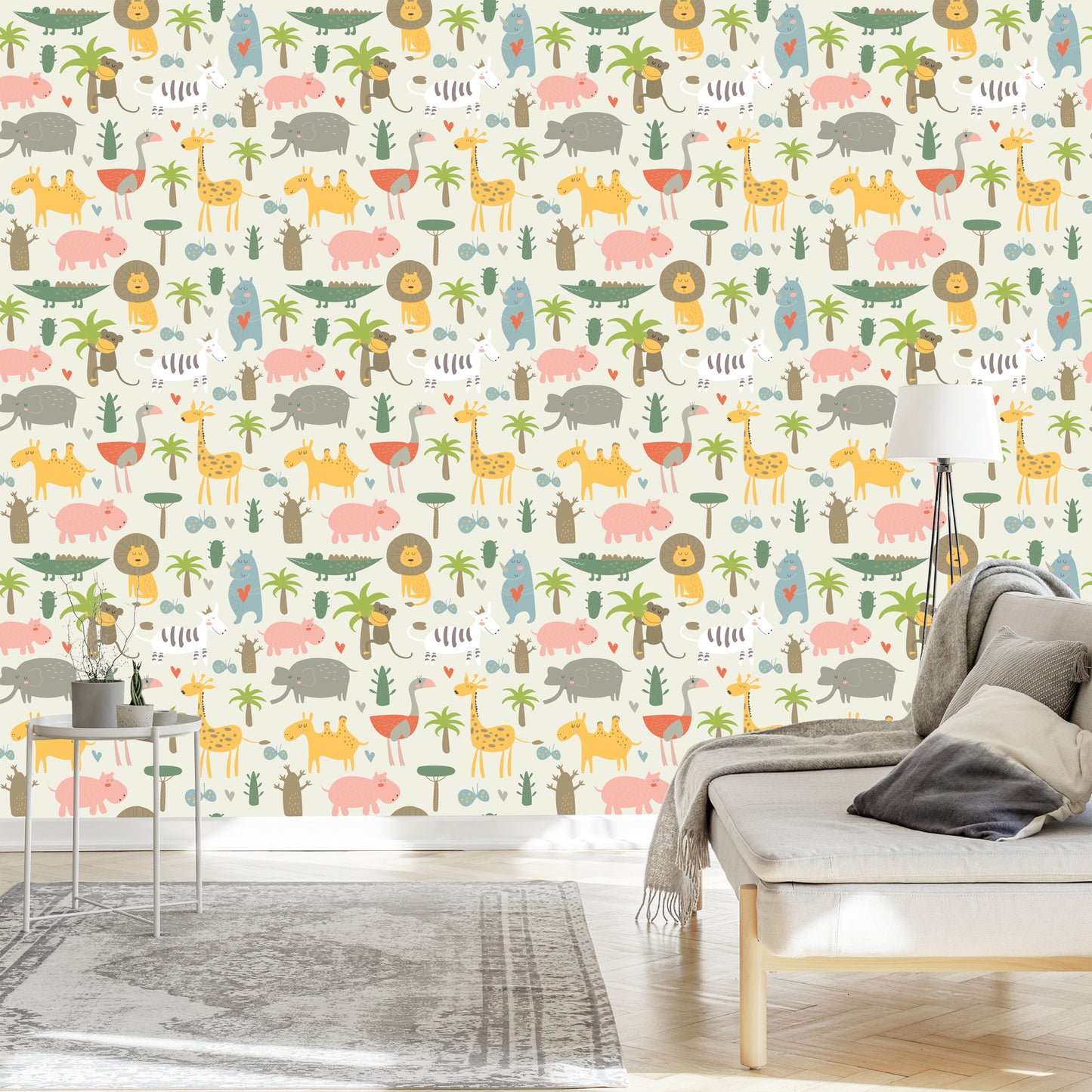 Wallpaper For Children - Wild Animals