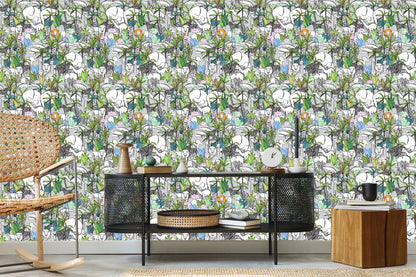 Wallpaper For Children - Savanna Wild Animals