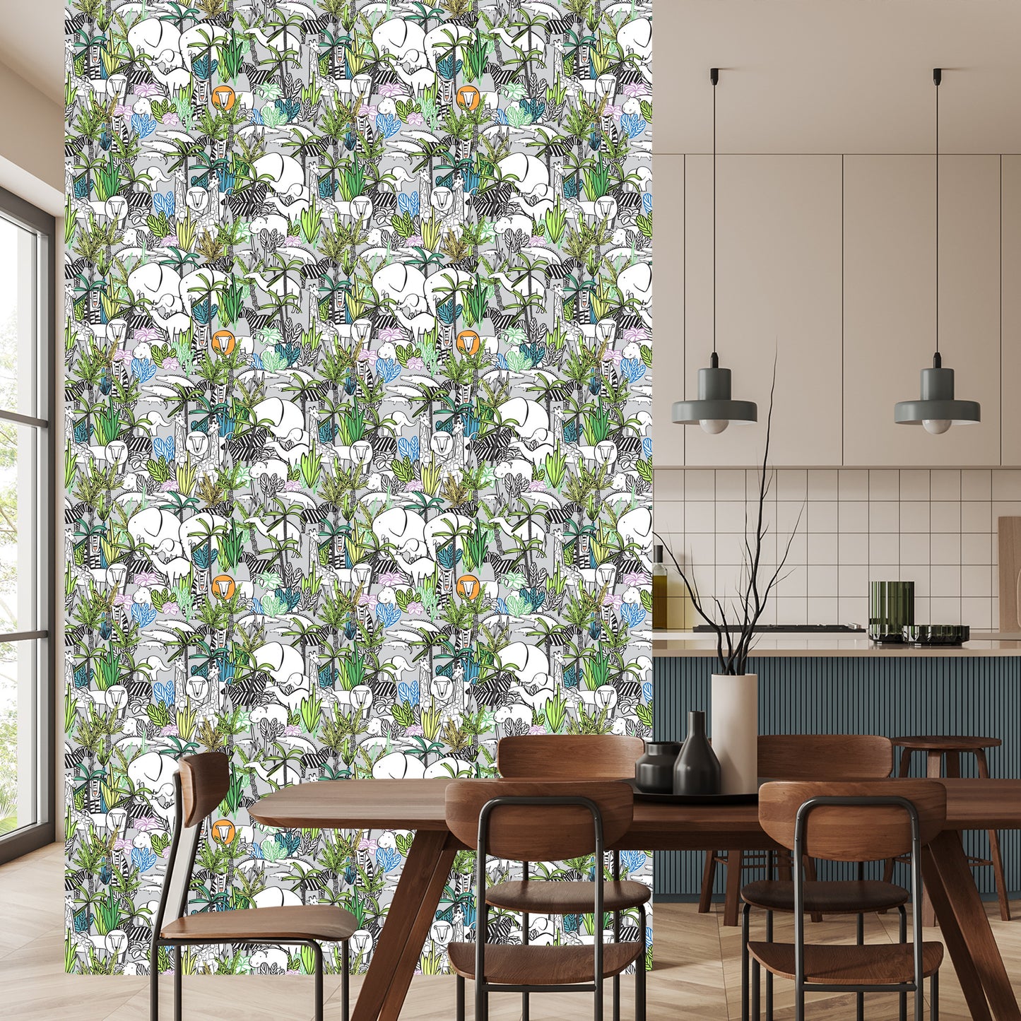Wallpaper For Children - Savanna Wild Animals