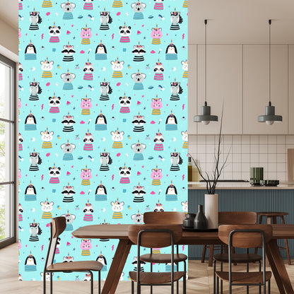 Wallpaper Colorful Animals Like From A Fairy Tale