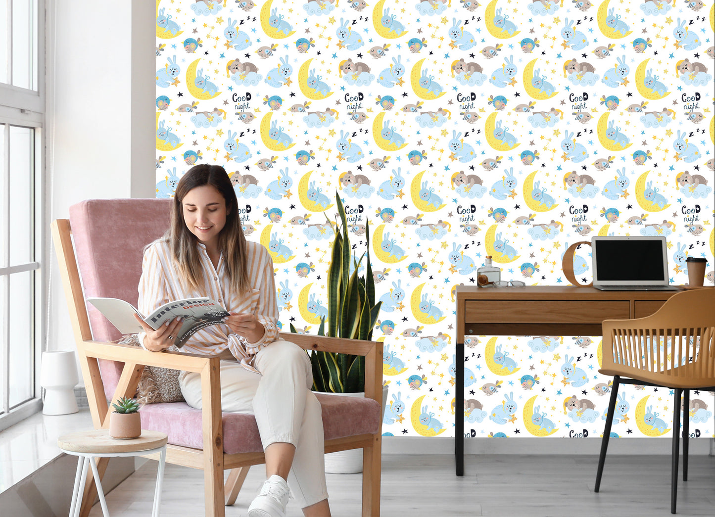 Wallpaper For Children - Sleeping Animals