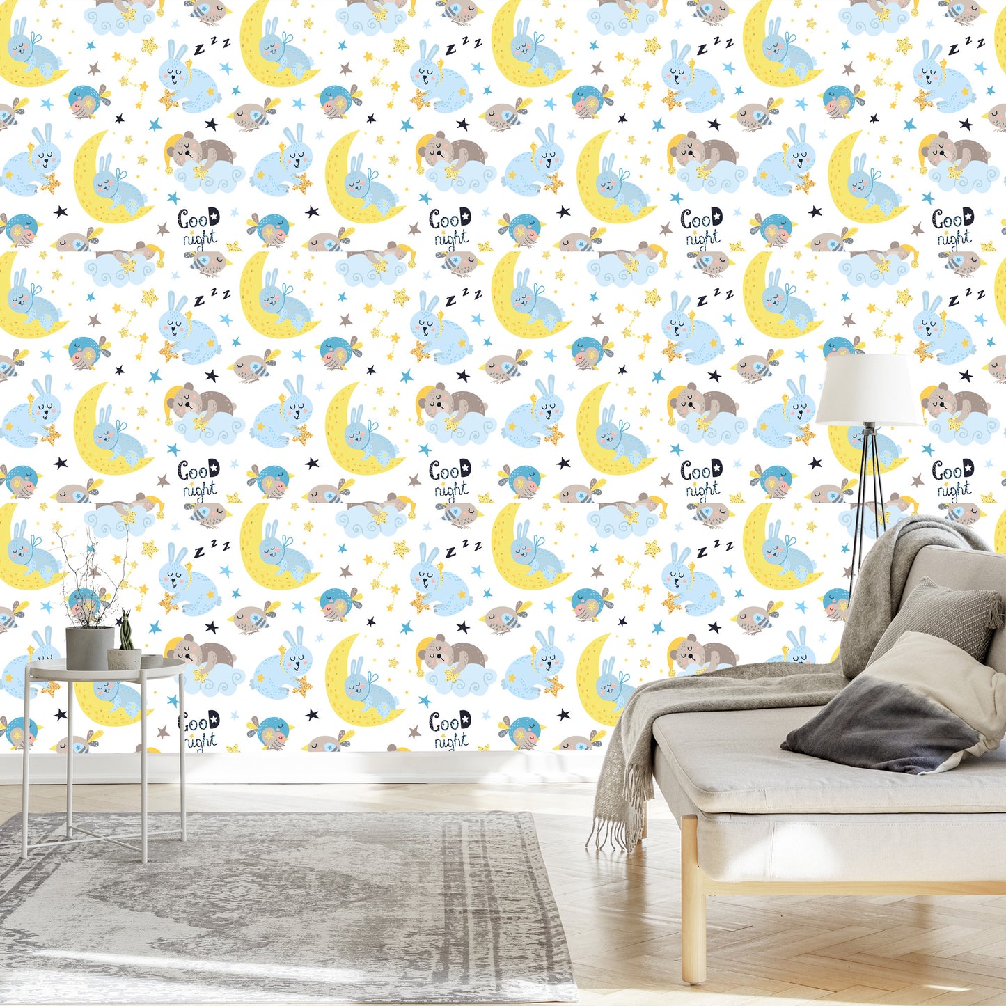 Wallpaper For Children - Sleeping Animals