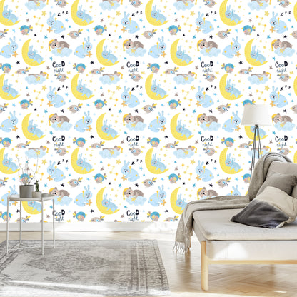 Wallpaper For Children - Sleeping Animals