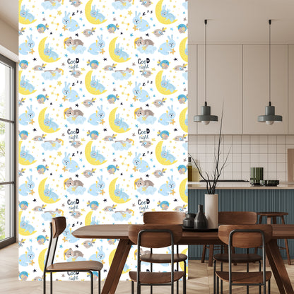 Wallpaper For Children - Sleeping Animals