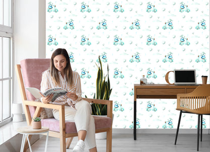 Wallpaper Bunnies And Hearts