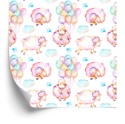 Wallpaper Sheep In The Clouds