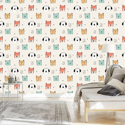 Wallpaper Colorful Animals