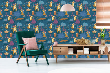 Wallpaper For Children - Happy Mice In The Forest