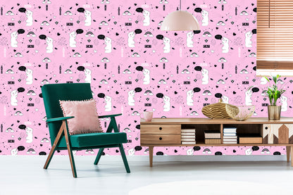 Wallpaper For Children - Sweet Little Kittens