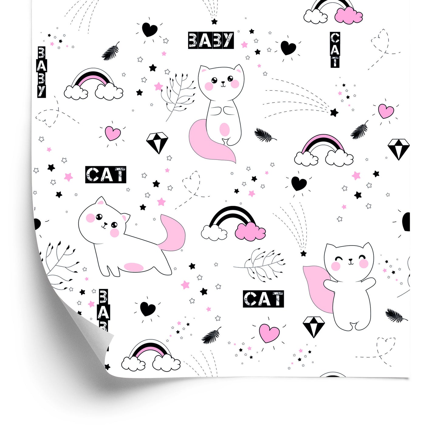 Wallpaper For Children - Adorable Little Cats
