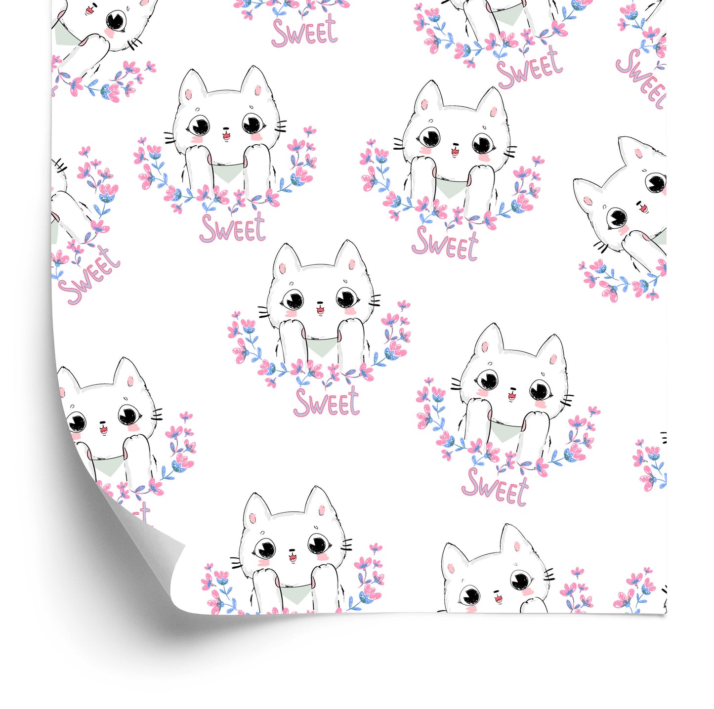 Wallpaper For Children - Sweet Kittens