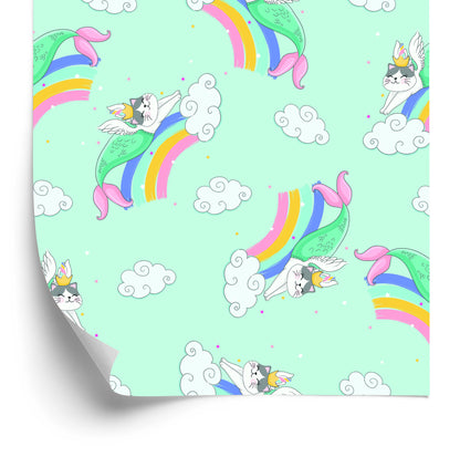 Wallpaper For Children - Sleeping Cats
