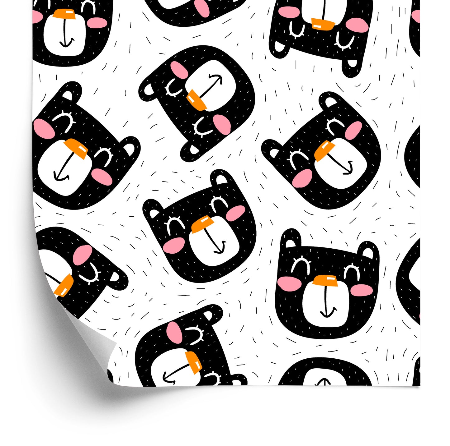 Wallpaper Smiling Black Cats