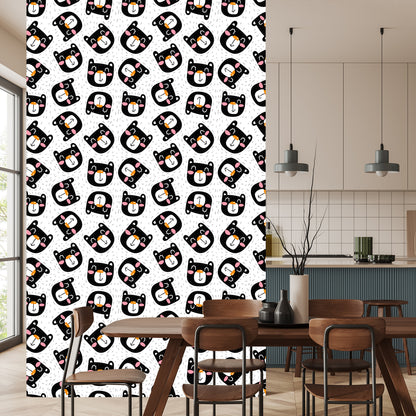 Wallpaper Smiling Black Cats