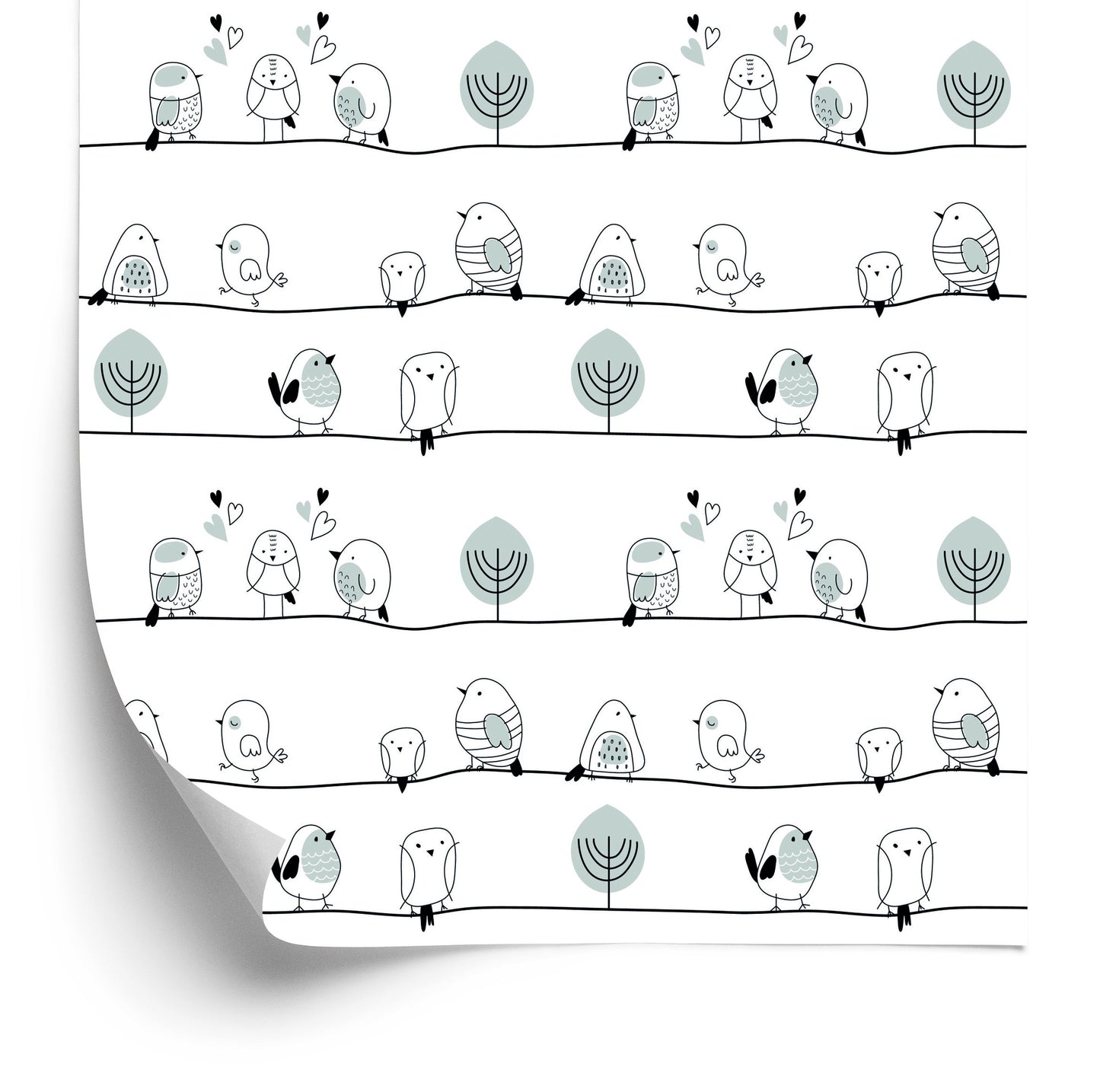 Wallpaper Birds And Trees