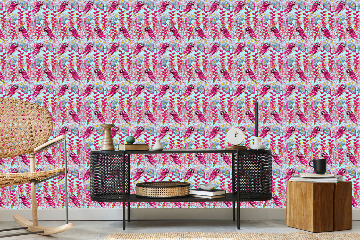 Wallpaper Beautiful Parrots