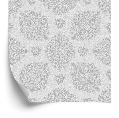 Wallpaper Ornaments In Shades Of Gray