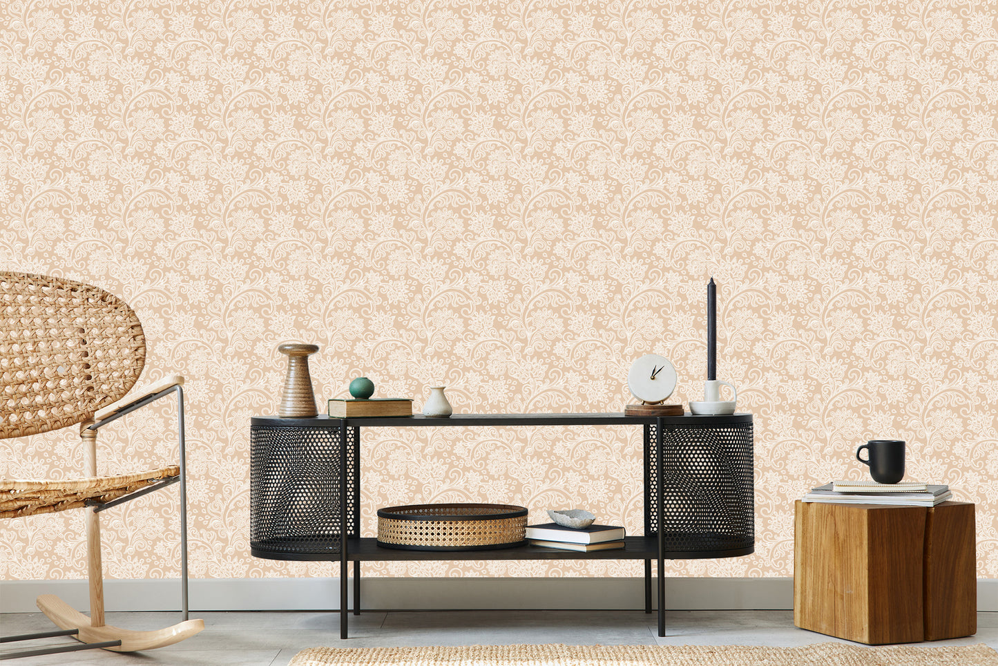 Wallpaper Delicate Decorative Ornaments