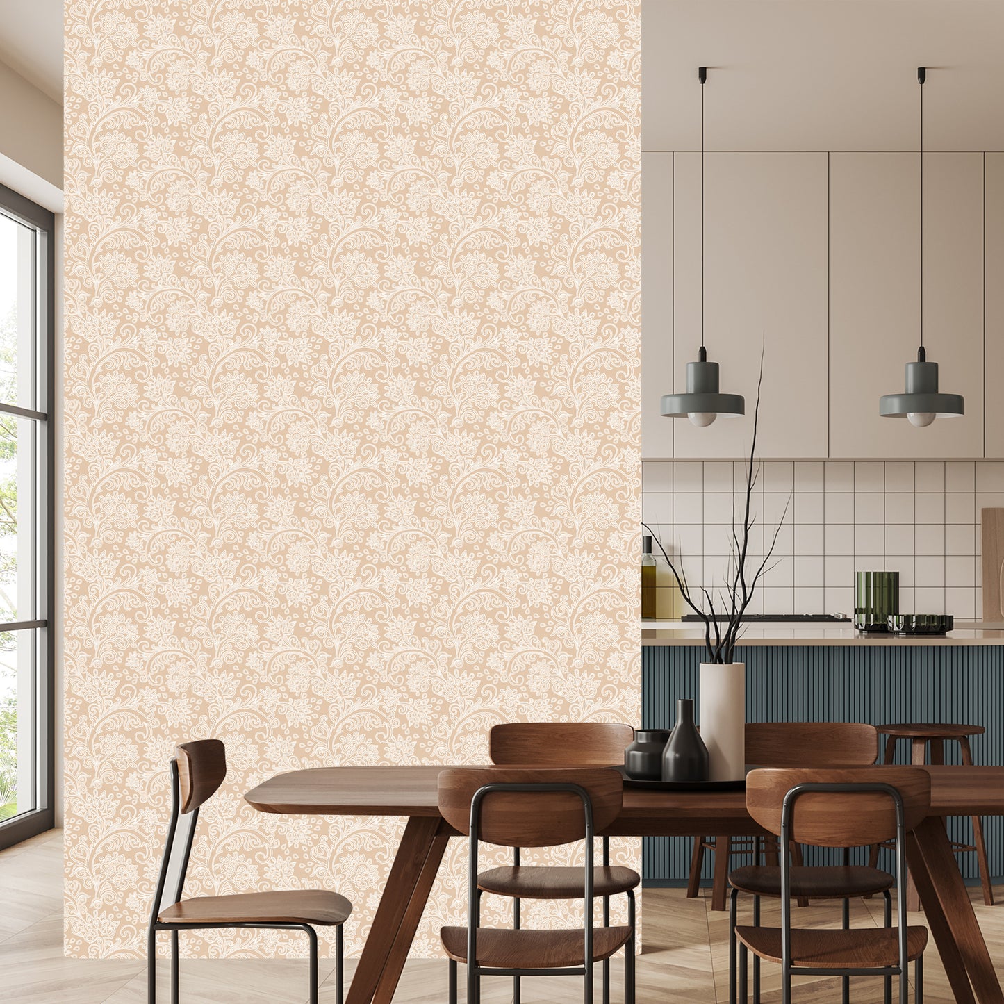 Wallpaper Delicate Decorative Ornaments