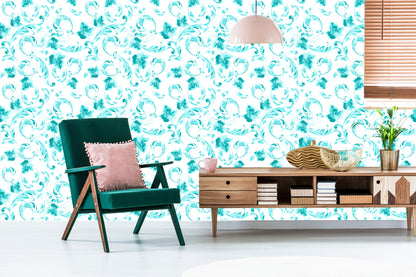 Wallpaper Ornamental Leaves
