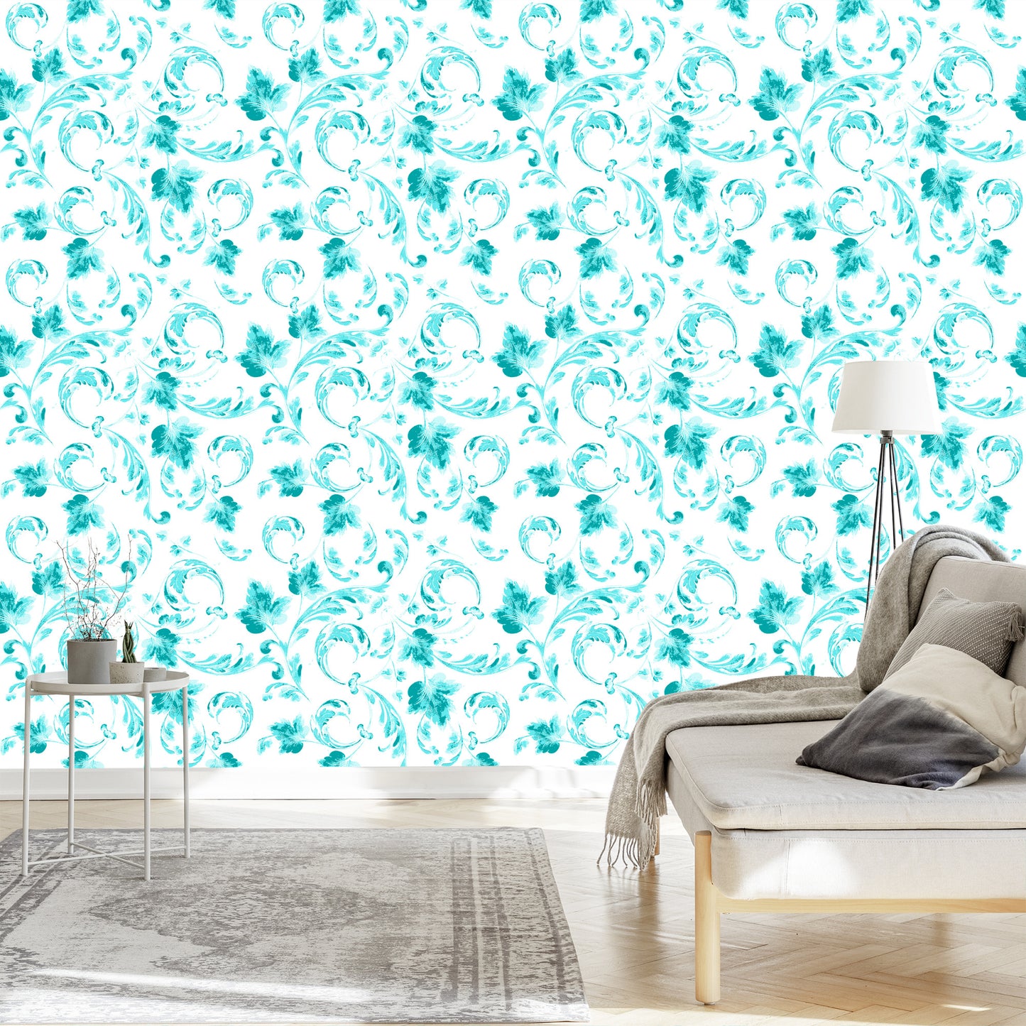 Wallpaper Ornamental Leaves