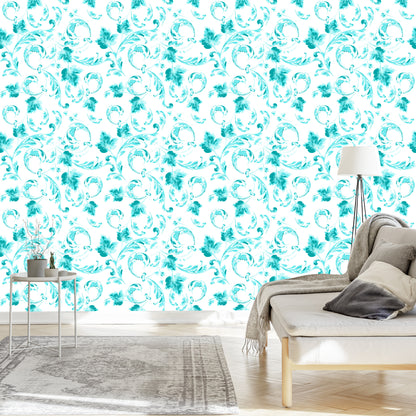 Wallpaper Ornamental Leaves
