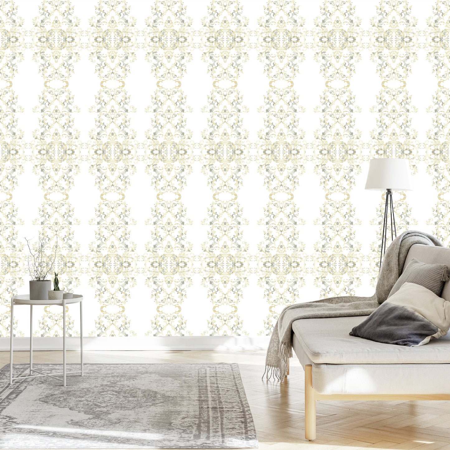 Wallpaper Ornaments In Baroque Style