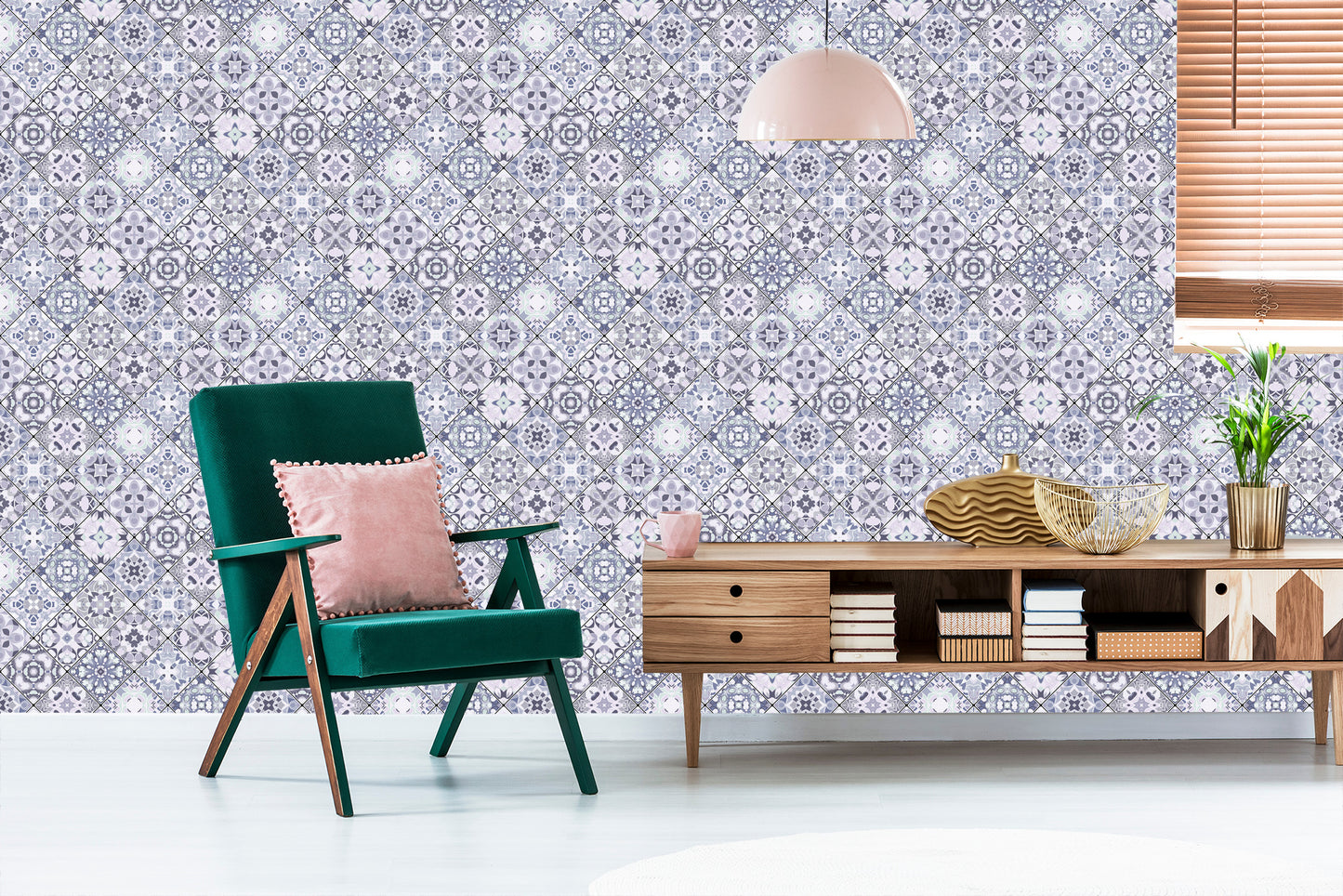 Wallpaper Fashionable Abstract Mosaic