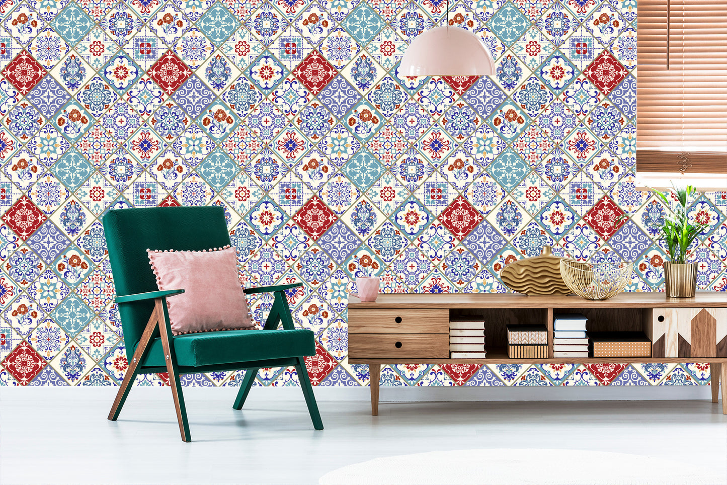 Wallpaper Ornamental Mosaic