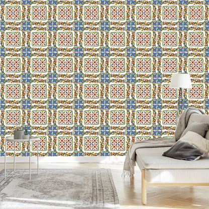 Wallpaper Colorful Mosaic Tiles For The Kitchen