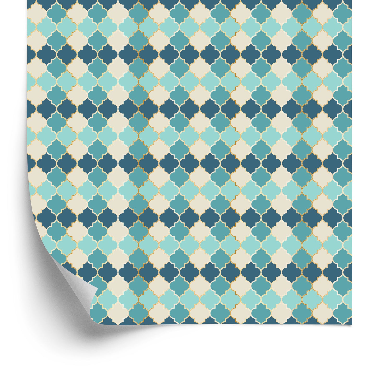 Wallpaper Moroccan Wall Mosaic For Living Room