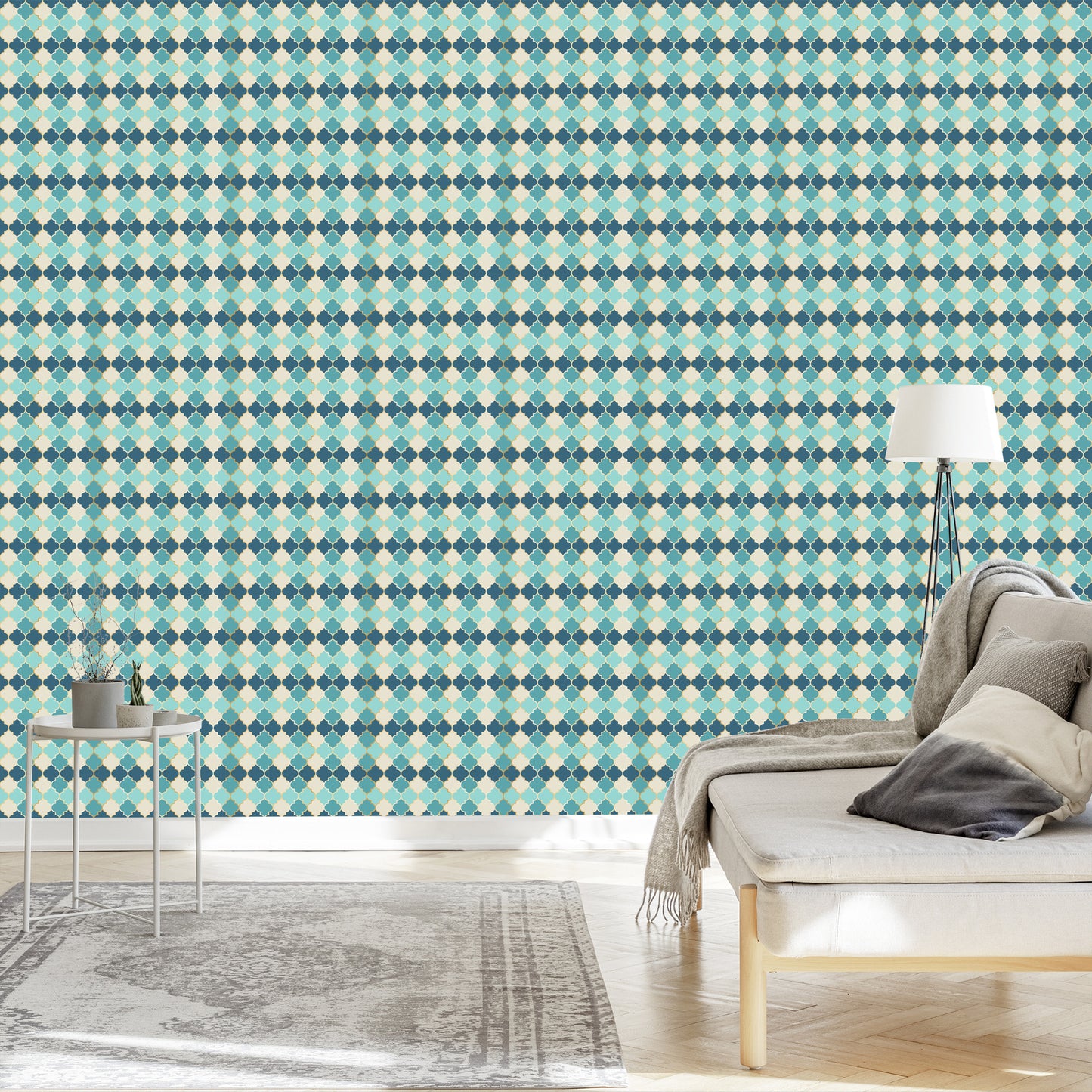 Wallpaper Moroccan Wall Mosaic For Living Room