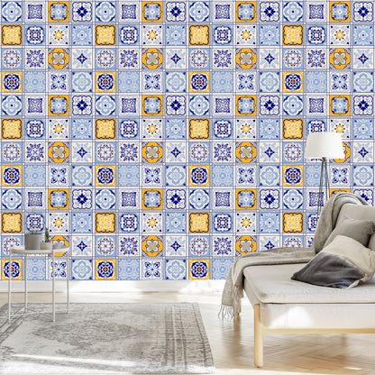 Wallpaper Colorful Oriental Mosaic Patterns