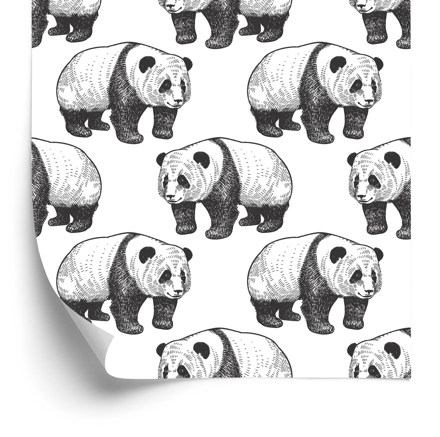 Wallpaper Walking Pandas