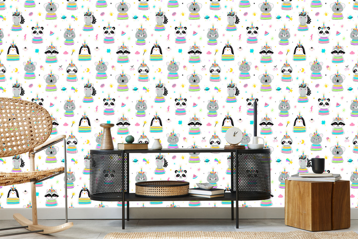 Wallpaper Colorful Animals