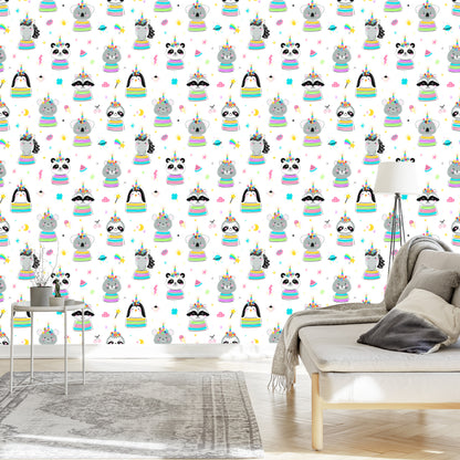 Wallpaper Colorful Animals