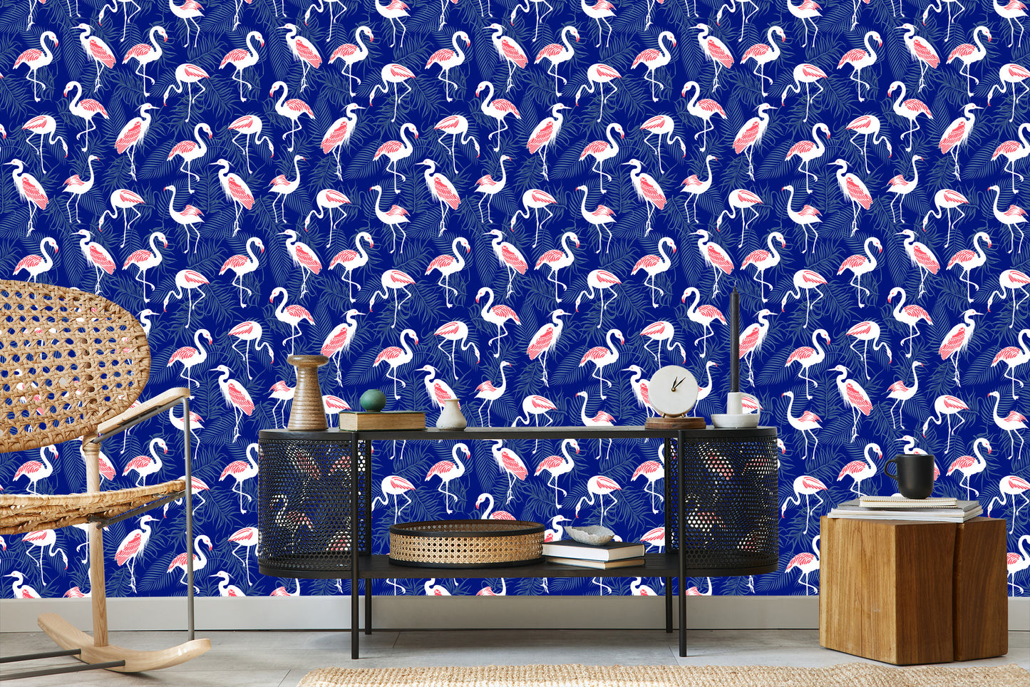 Wallpaper Flamingos