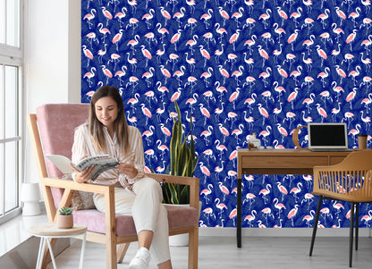 Wallpaper Flamingos
