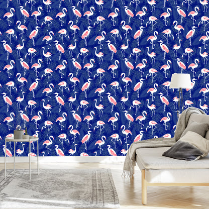 Wallpaper Flamingos