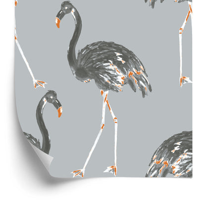 Wallpaper Flamingos As Painted