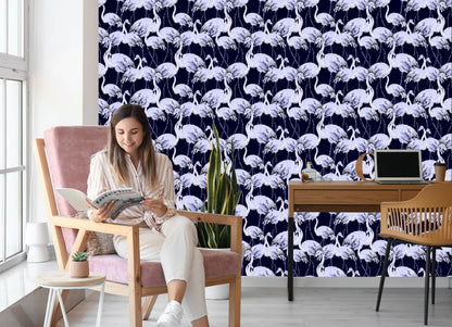 Wallpaper Flamingos